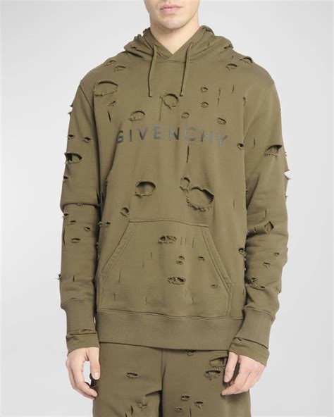 givenchy jumpsuit|givenchy men's destroyed hoodie.